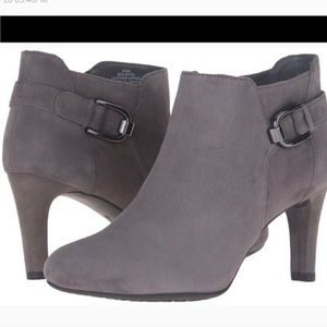 ❤HP❤BANDOLINO LAYITA GRAY ANKLE BOOTIE Sz 9.5M
